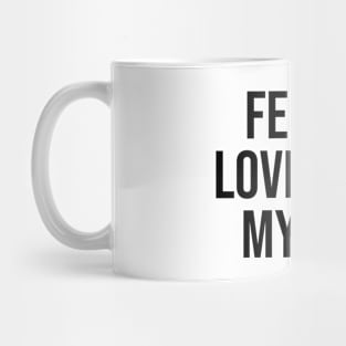 Fell in love with my dog quotes dog lover trending phrases Mug